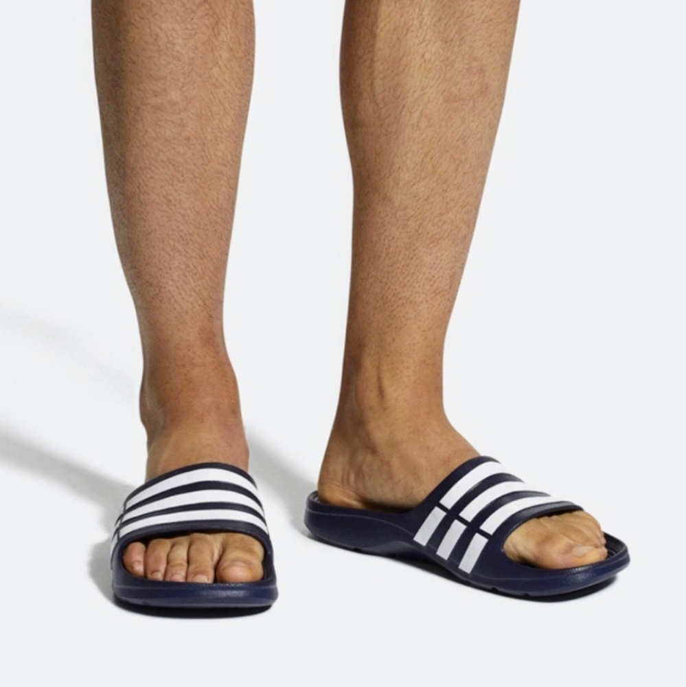 ๐ Adidas Duramo Slide Sandals - Men's - NWT - Picture 2 of 7